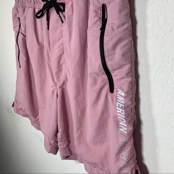 American Eagle 8” Swim Trunks Shorts Rose/Mauve - Picture 4 of 5